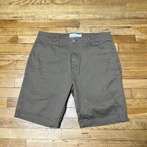Paper Denim & Cloth Mens Brown Shorts Size 32